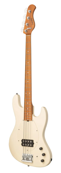 Preview: Sadowsky MetroExpress 21-Fret Vintage M Bass, Roasted Maple Fingerboard, 4-String - Solid Olympic White High Polish